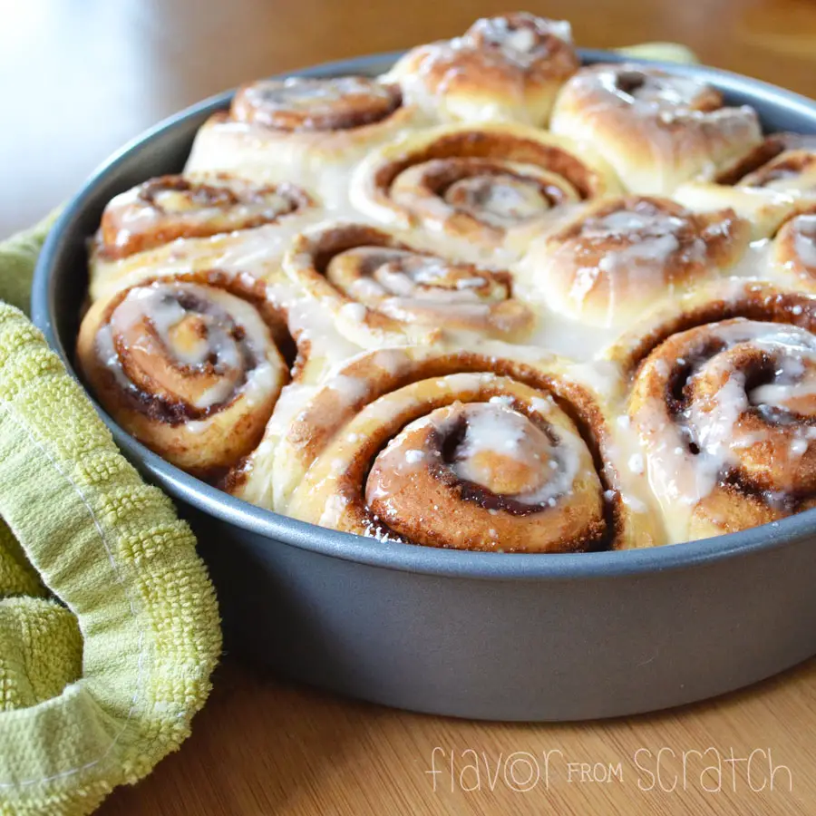 Christmas Morning Cinnamon Rolls | Flavor From Scratch
