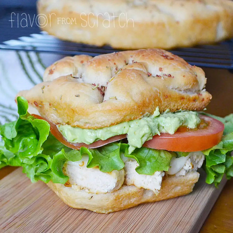 Focaccia Grilled Chicken Sandwich Flavor From Scratch